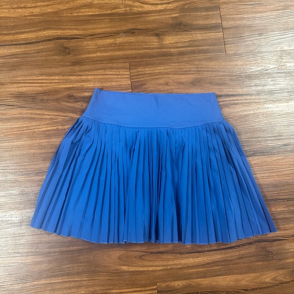 Santiny Dresses & Skirts - Chic Blue Pleated Mini Skirt